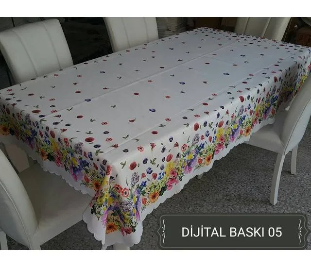 Dijital baskı dertsiz masa örtüsü desen 2