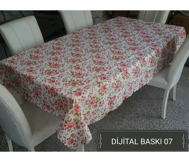 Dijital baskı dertsiz masa örtüsü desen 3