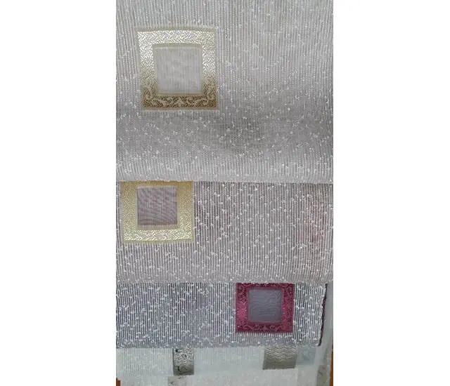 Jakarlı yarı organze fantezi karışım desen 4